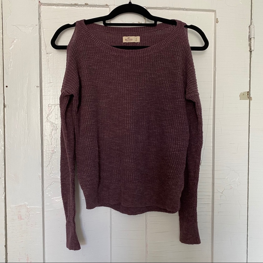 Hollister Cold Shoulder Sweater